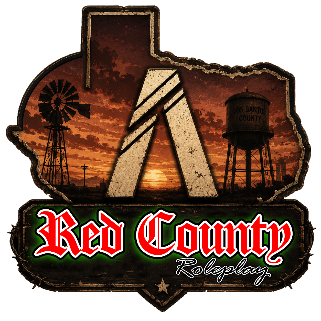 Red County Roleplay Logo
